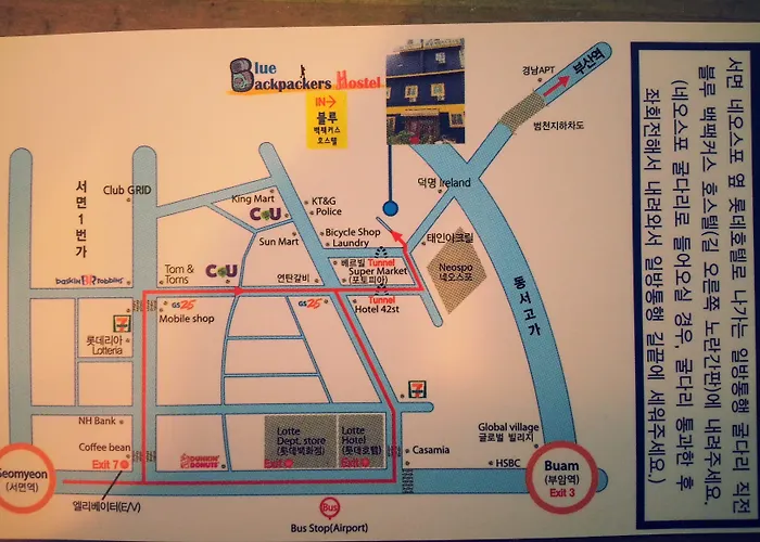 Blue Backpackers Hostel Busan